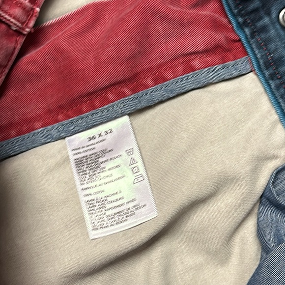 Men’s Nautica Jeans Red Vintage Size 36 x 32 - Picture 5 of 7